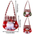 thumbnail image 3 of Fall Decor Portable Santa Christmas Doll Bags 3D Design Fabric for Wrapping Xmas Bags, 3 of 7