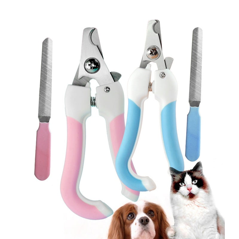 Dog & Cat Pets Nail Clippers and Trimmers with Safety Guard to Avoid