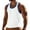 White, variant on Njagoc3 Mens Sleeveless Contrast Trim Tank, Muscle - Fit Cut, Cotton Blend, Gym Workout & Bodybuilding Vest