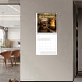 thumbnail image 4 of 2026 Humorous Screaming Cats Wall Calendar Meaningful Daily Display For Home Interesting 12 Month Feline Art, 4 of 5