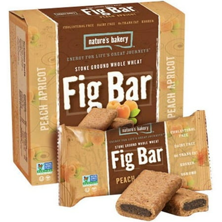 - Nature's Bakery Fig Bar Whole Wheat Peach Apricot - 12 CT