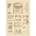 thumbnail image 2 of Buhlmann, J. 13x18 Gold Ornate Wood Framed with Double Matting Museum Art Print Titled - Tomb of Amyntas and Temple of Athena Polias, 2 of 4