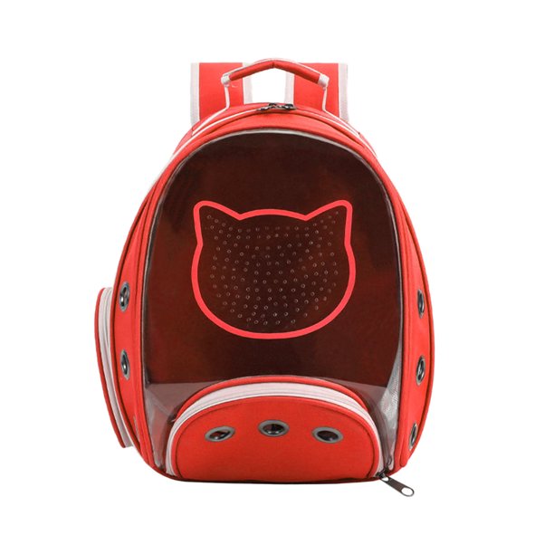 Bolsa portátil para transporte de perros y gatos, linda para llevar al aire libre para mascotas para viajes, caminatas, caminatas, al aire - rojo Sunnimix Bolsa de almacenamiento