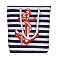 thumbnail image 2 of 100% Cotton Chic Summer Anchor Print Canvas Bags Beach Totes, 2 of 41