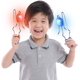 thumbnail image 3 of Juego de ruedas giratorias retro iluminadas para niños: incluye 4 rieles giratorios de 8,5 pulgadas, diseño fascinante con efectos de giro e iluminación, regalo muy divertido para niños, 3 of 3