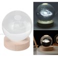 thumbnail image 3 of Lumière de Nuit de Boule, Interrupteur à Bouton Câblé Rond Boule Décorative 3D avec la Base Appropriée pour un Usage Domestique, 3 of 8