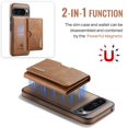 thumbnail image 5 of DG.MING Wallet Case for Google Pixel 9 Pro XL 6.8inch,Detachable Magnetic Wallet Phone Case with RFID Blocking, Card Slot,Holder, Leather Phone Case for Men Women,Brown, 5 of 9