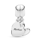 thumbnail image 2 of CHARM PLATA 925 CORAZON DIVIDIDO MADRE E HIJO 97651, 2 of 3