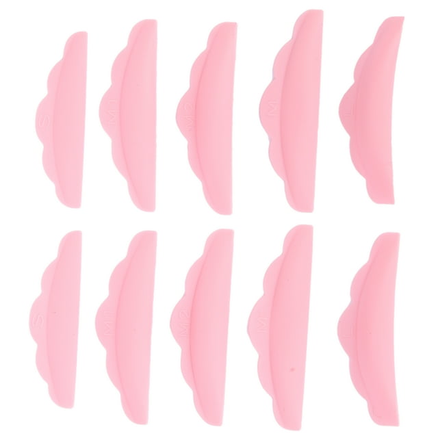 Eyelash Perming Pad, Eyelash Perm Shield Pad 5 Pairs for Individual White,Green,Pink