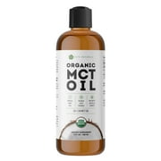 Kate Naturals MCT Oil for Coffee & Keto (8oz) USDA Certified Organic MCT Oil Liquid with only C8 & C10. Odorless Fuel for Body & Mind. No Aftertaste