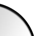 thumbnail image 3 of Hometrends Miroir d'Appui Encadré Aluminum Curb, pleine longueur, Miroir à Bord Supérieur Arqué, Noir, 22x58po., Avec cadre. Accrocher ou adosser au mur, 3 of 5