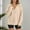 Beige, variant on Solid Color Hoodie - Relaxed Fit with Drop Shoulders for Fall and Winter Women's Hoodies & Sweatshirts