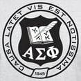 thumbnail image 3 of CafePress - Alpha Sigma Phi Black And White Seal T Shirt - Men's Classic Graphic T-Shirt, 3 of 4