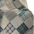 thumbnail image 3 of Greenland Home Fashions Oxford 100% Cotton Reversible Throw Quilt, Taupe, 50x60-inch, 3 of 6