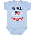 thumbnail image 3 of Inktastic My Uncle is a Firefighter Nephew Boys or Girls Baby Bodysuit, 3 of 5