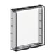 thumbnail image 1 of Protector de receptáculo de caja impermeable tipo 86 para interruptor de pared, placa frontal Negro, 1 of 8