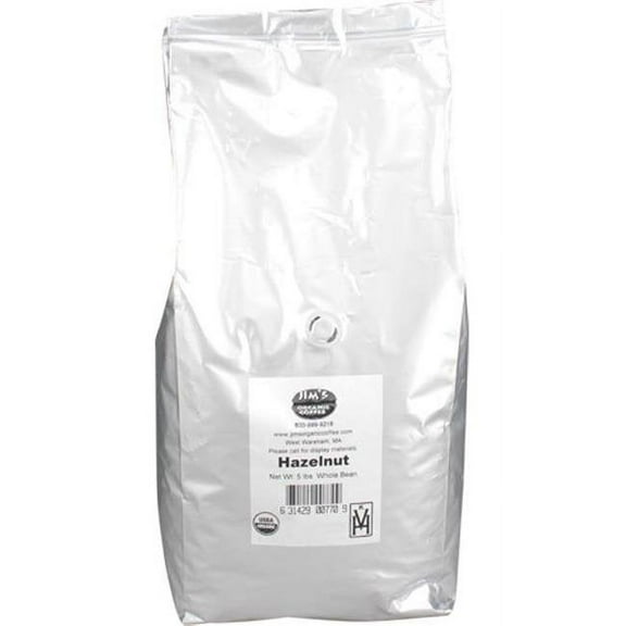 Jim's Organic - Coffee Whole Bean Hazelnut