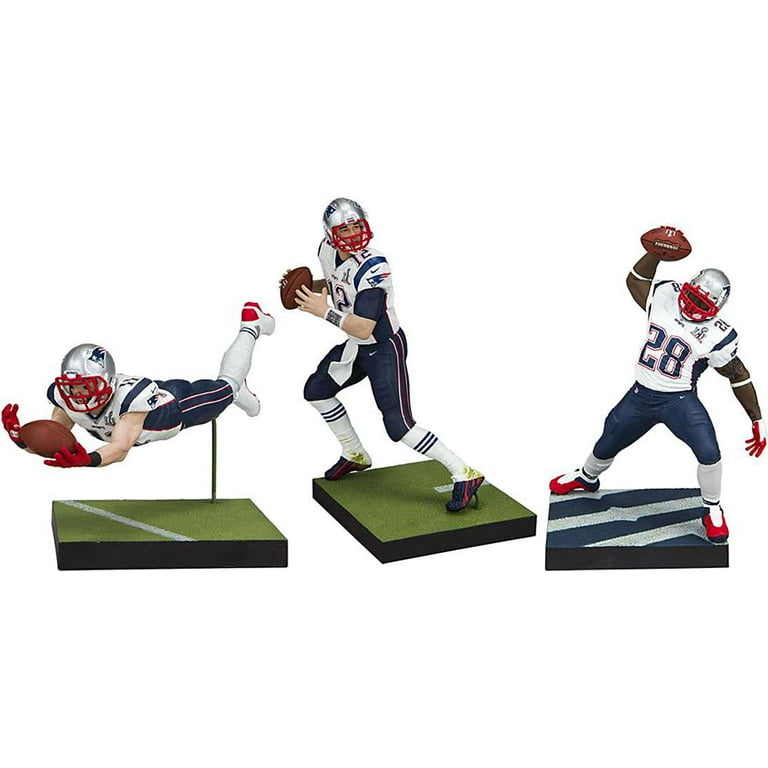 NFL New England Patriots Championship Action Figure 3-Pack