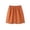Orange, variant on Boys' 100% Cotton School Uniform Shorts - Elastic Waistband Relaxed Fit Knee Length Summer Shorts for Kids, Green,Size 5-6 T