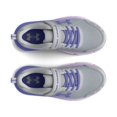 thumbnail image 3 of Under Armour Girls Pre School Assert 10 Alternate Closure Running Shoe, (101) Mod Gray/Nebula Purple/Baja Blue, 11 Little Kid, 3 of 4