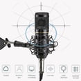 thumbnail image 6 of Unique Condenser Microphone Kits Bundle Computer PC Microphone Kit with Adjustable Scissor Arm Stand Shock Mount for Instruments Voice Overs Recording Podcasting YouTube Karaoke Gaming, 6 of 10