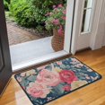 thumbnail image 2 of Pioneer Flower Floral Print Pattern Door Rugs,Washable Non Slip Door Mats Indoor,Decorative Door Mats,Entry Mat Indoor for Entrance,Bedroom,Kitchen,Bathroom,30"x17", 2 of 6