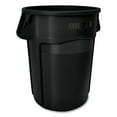 thumbnail image 2 of Vented Round Brute Container, 44 gal, Plastic, Black | Bundle of 2, 2 of 10