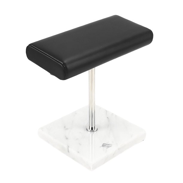 Soporte de visualización para relojes Hugo Cojín de cuero PU Plata blanca