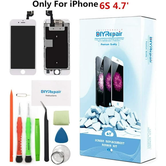 Premium Screen Replacement For iPhone 6S 4.7' - LCD Complete Repair Kit Display Touch Digitizer embly With Earpiece,