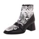thumbnail image 1 of NECHOLOGY Botas Mujer Adulto Femenino Zapatos Botines mujer Botines de mujer en otoño e invierno patrón de bloqueo de color de moda cómodo punta cuadrada tacón grueso (White, 7.5), 1 of 7