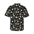 thumbnail image 3 of Goofa Daisy Hawaiian Shirt for Men, Unisex Summer Beach Casual Short Sleeve Button Down Shirts,Aloha Tropical Floral print shirt-, 3 of 9