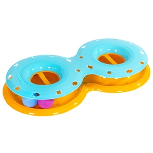 Catstages Meowsome Infinity Ball Track for Cats, Blue