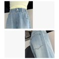 thumbnail image 5 of KAUOD Girls Flare Baggy Jeans Teen Wide Leg Bell Bottom Denim Pants Kids Elastic High Waist Wash Oversized Husky Jean Streetwear, 5 of 9