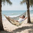 thumbnail image 6 of Wobogo Lynx and Dragon Painting Camping Hammocks 330 lb Capacity with Tree Straps and Hanging Pockets for Outside Hiking Beach Backpack Travel, 6 of 8