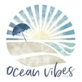 thumbnail image 2 of Rae, Marla 15x15 White Modern Wood Framed Museum Art Print Titled - Ocean Vibes, 2 of 4