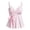 Pink, variant on Vinsonshop Spaghetti Strap Tank Tops for Women Wrap V Neck Camisoles Side Tie Peplum Tops Casual Summer Sleeveless Shirts Flowy Blouses Basic Everyday Wear Beige L
