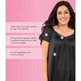 thumbnail image 4 of Fair Nuisette Coloratura pour Femmes Manches Courtes à Volants 30109, Noir Minuit, 4 of 5
