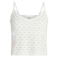 thumbnail image 5 of No Boundaries Single Jersey Lace Sleep Cami Top, Women's XXS-3X, 5 of 5