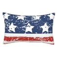 thumbnail image 1 of Fotbe USA Colors Stripes1 Funda de Almohada Decorativa Estilo Occidental, Lujo en Algodón, Fundas para Almohadas King, Cojín Estampado para Decoración del Hogar-20"x30", 1 of 6