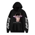 thumbnail image 1 of Chandail à Capuchon Léger en Coton Noir et Blanc Unisexe Rapper Juice WRLD, 1 of 2