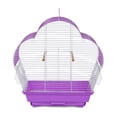 thumbnail image 4 of Prevue Pet Products Palm Beach Scallop Roof Purple & White Bird Cage SP21003P/W, 4 of 7