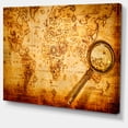 thumbnail image 2 of Art Design - Loupe sur Carte du Monde, 2 of 3