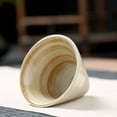 thumbnail image 2 of Tasse à Café Conique Vintage Japonaise en Poterie Rugueuse pour Réunions de Famille, 2 of 5