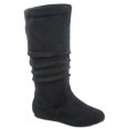thumbnail image 2 of Data-1 Women's Fashion Slip On Pull Up Slouch Comfort Casual Flat Heel Mid Calf Round Toe Boots, 2 of 3