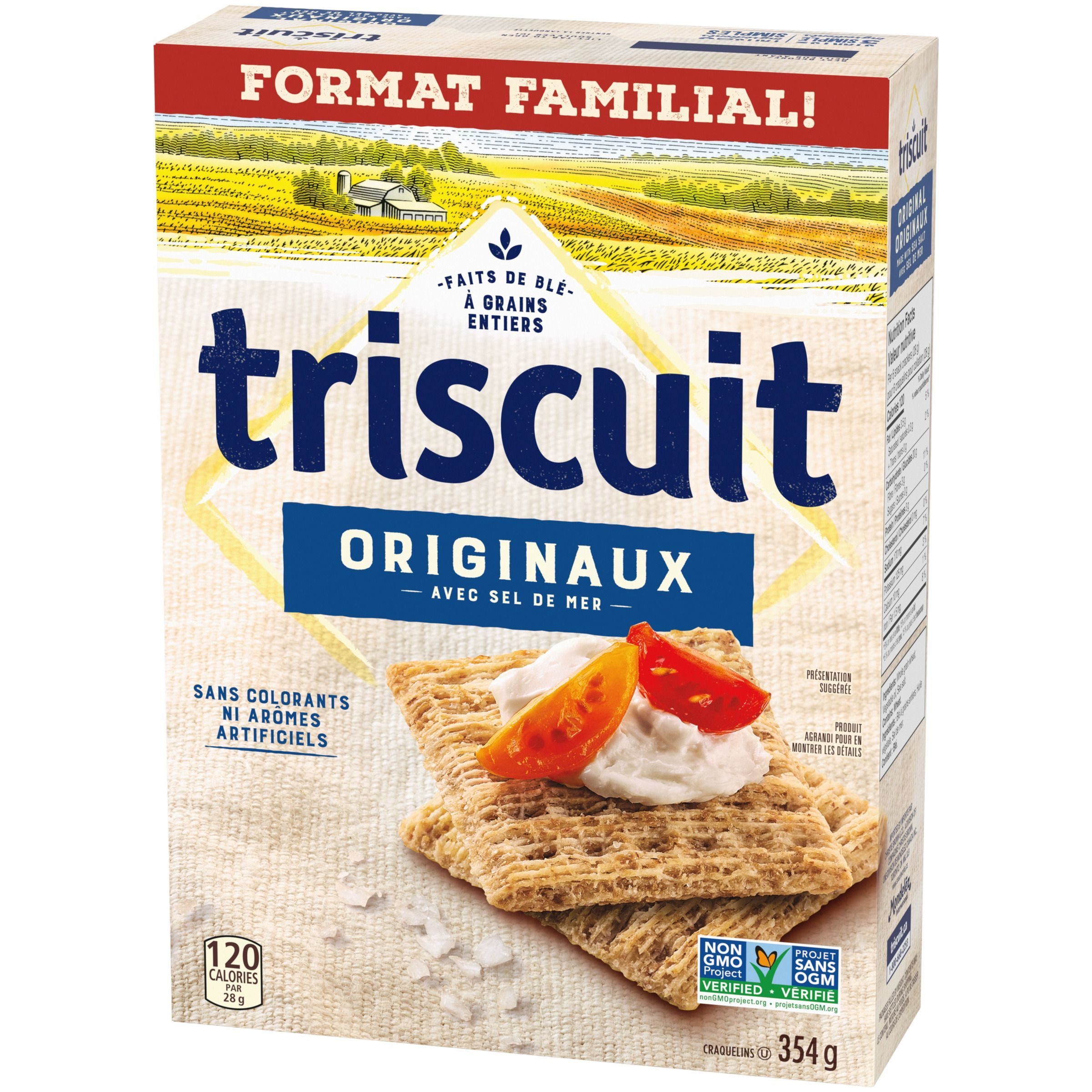 Craquelins Triscuit Originaux, format familial 354 g