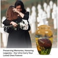 thumbnail image 4 of Yatskia Football Urn for Ashes Adult Male, Large Memorial Urns for Human Ashes Adult Female, Mini Keepsake Urns for Human Ash, (Combo 10 Inch and 3 Inch), 4 of 8