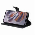 thumbnail image 2 of Wallet Case for Motorola Edge 50 Neo Flip Cover with Card Slots, Magnetic Stand & Strap Black, 2 of 7