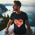 thumbnail image 5 of Plus Loose Men's T-Shirt TopFlower (1) Graphic Tees Crew Neck Short Sleeves Casual Summer Sports Best Oversize Tee XS-5XL, 5 of 5