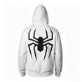 thumbnail image 3 of Spider Hero Cosplay Jacket, Superhero Graphic Zip Up Hoodie, Hooded Sweatshirt for Halloween Costume Party, Unisex Spider Hoodie, Novelty Streetwear, 3 of 3