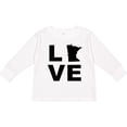 thumbnail image 3 of Inktastic Love Minnesota Boys or Girls Long Sleeve Toddler T-Shirt, 3 of 5